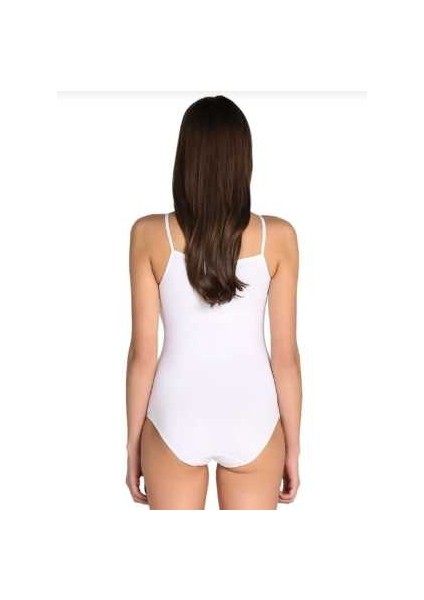 Kadın 6"lı Beyaz Ip Askılı Pamuklu Likralı Kancalı Çıtçıtlı Body Zıbın 0148 modelleri