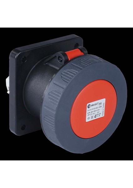 5 x 125a / Ip 67 - Makine Prizi (Düz) (120 x 120) (Gt