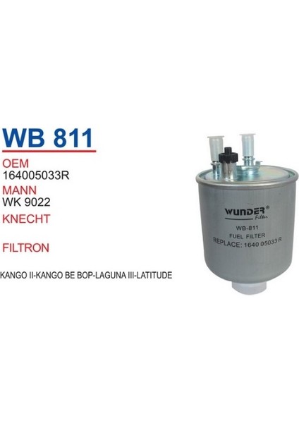 Fıltre Mazot ( Renault : Kango Laguna Iıı )