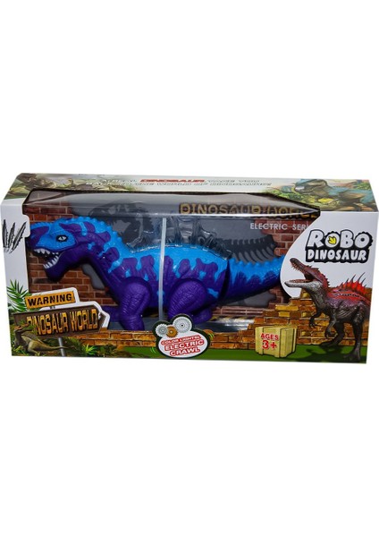 272-003ABC Kutulu Pilli Sesli Işıklı Dinozor 24 - Can-Em Oyuncak