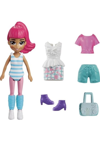 Polly Pocket Moda Aksesuarları -Pembe HNF50 HKV87 Lisanslı Ürün