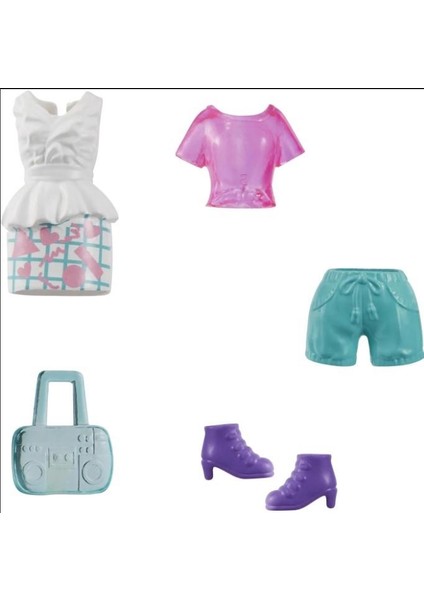 Polly Pocket Moda Aksesuarları -Pembe HNF50 HKV87 Lisanslı Ürün