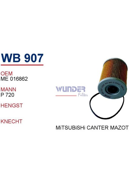 Fıltre Yakıt Mitsubishi Canter