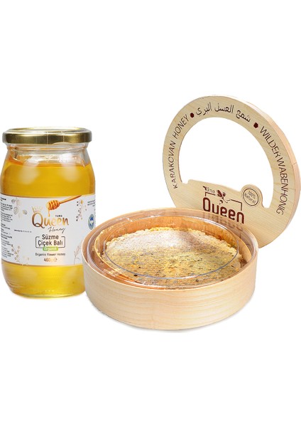 Süzme Bal 460 gr + Karakovan Balı 1,1 kg 2’li Fırsat Paketi