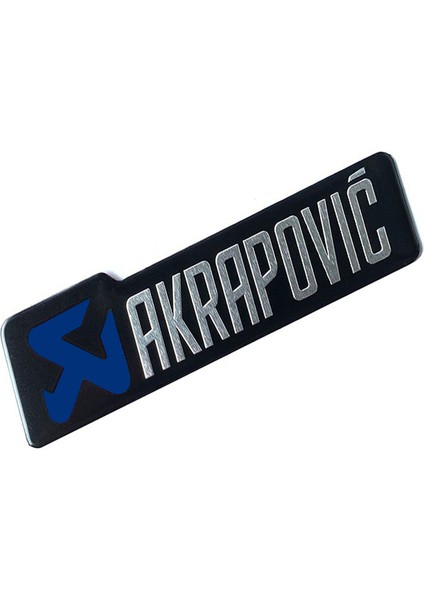 Akrapovic Dikdörtgen Sticker Lacivert