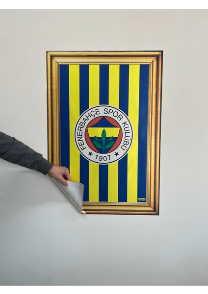 Odyak Statıkıum Fenerbahçe Fb Logo Statik Kağıt Tablo 58*83 Cm.