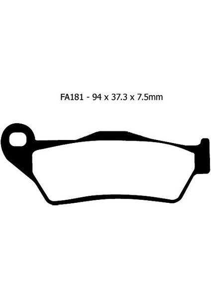 FA181TT 2007-2008 Ducati Monster 695 Ön Fren Balatası Karbon Balata