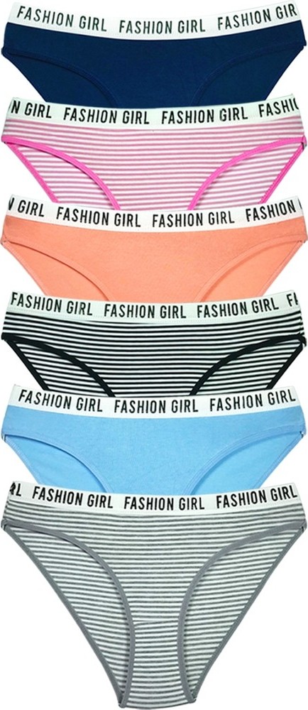 Tutku Kadın 6 Lı Fashion Girl Pamuklu Slip Karışık Renkler - Standart görsel 2