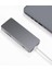 Fu 7'si 1 Arada USB Type - C Hub, Lan Bağlantı Noktalı Type - C - HDMI Tf Kart Okuyucu USB 3.0 Hub - Gri (Yurt Dışından) 4