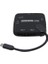 Port USB 2.0 Hub Şarj Cihazı ile 4 Port Tf Kart Kart Okuyucu Siyah (Yurt Dışından) 1