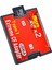 Çift Micro Sd Sdhc Sdxc Tf - Cf Kart Tutucu Microsd Kart Adaptörü Okuyucu - Kompakt Tip I Flash Kart Okuyucu Stil: Çift Tf - Cf (Yurt Dışından) 5