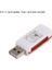 4'ü 1 Arada USB 2.0 Kart Okuyucu Tf/mmc/ms/m2 İçin Çok Bağlantı Noktalı Kart Okuyucu (Yurt Dışından) 2