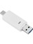 Sd Kart Okuyucu 3'ü 1 Arada USB 3.1 Tip C + Tf/micro Sd/sd İçin Mikro Bağlantı Noktası Otg Bellek Windows Xp/vısta/7/8/10 ile Uyumlu (Yurt Dışından) 2