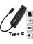 In 1 Type - C Otg USB 2.0 Hub Splitter Combo 3 Port & Sd/Tf Kart Okuyucu Adaptörü Çoklu Splitter USB - C Macbook Pc Drop Black (Yurt Dışından) 1