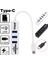In 1 Type - C Otg USB 2.0 Hub Splitter Combo 3 Port & Sd/Tf Kart Okuyucu Adaptörü Çoklu Splitter USB - C Macbook Pc Drop Black (Yurt Dışından) 4