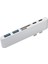 6 In 1 Type - C Hub Adaptörü 2 USB 3.0 Sd Tf Kart Okuyucu Macbook Beyaz İçin Şarj (Yurt Dışından) 5