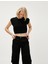 Crop Süveter Bisiklet Yaka 2