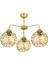 Üçlü Selçuklu Model Modern Gold Plafonyer Avize 1