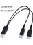2'si 1 Arada Mikro USB C Kablo Mobilephone Şarj Cihazı Ayrıştırıcı Tel (Yurt Dışından) 5