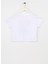 Baskılı Beyaz Kız Çocuk T-Shirt Parca 2