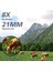 8X21 Küçük Kompakt Hafif Mini Cep Katlanır Dürbün - Siyah (Yurt Dışından) 2