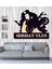Kişiye Özel Motorcu Couple Motorcycle Ahşap Duvar Tablo 2