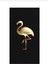 Gold Yaldızlı Siyah Flamingo Peçete 1