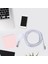 USB C Type Dişi Magsafe Kablo Adaptörü 85W Pd Bilgisayar Kablosu - Beyaz (Yurt Dışından) 2