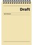 A5 Çizgili Bloknot Draft - Sarı 1
