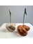 Düğüm Not Tutucu 2'li Set ( Krem - Terracota) 2