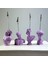 Lila Rengi Laocoon, Ares,apollo ve David Heykel Not Tutucu 4'lü Set 1