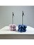 Bubble Not Tutucu 2'li Set ( Pembe-Gri Mavi ) 1