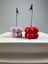 Bubble Not Tutucu 2'li Set ( Pembe-Kırmızı ) 2