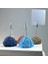 Top Yumak Not Tutucu 5'li Set (Açık Mavi - Krem - Kese Kağıdı - Gri Mavi-Terracota ) 3