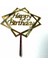 Happy Birthday Çerçeveli Altın Pleksi 1