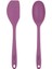 Vişne Renkli Silikon Büyük Kaşık ve Spatula Seti 1