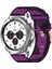 Samsung Galaxy Watch 4 Classic 42 mm. 20 mm. Naylon Dokuma Gözetleme Band (Mor) (Yurt Dışından) 2
