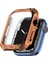 Rhombus Kemer Matkap + Temperli Film Tümleşik Kılıf Apple Watch Series 7 41 mm. (Gül Altın) (Yurt Dışından) 1