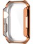 Rhombus Kemer Matkap + Temperli Film Tümleşik Kılıf Apple Watch Series 7 41 mm. (Gül Altın) (Yurt Dışından) 4