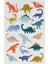 - Dinosaurs Tattoo Sheets - Dinozor Geçici Dövmeleri - 2'li 1