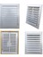 Mavi Trend Plastik Menfez Banyo / Wc Havalandırma Menfezi Panjur 55X55 Cm 1