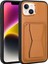 Apple iPhone 14 Standlı Kılıf Destekli Ayrılabilir Kart Tutuculu Kılıf Pu Orijinal Deri Cardsafe 1