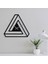 Triangle Lazer Kesim Metal Duvar Saati 6