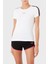 Logolu Slim Fit Bisiklet Yaka T Shirt Bayan T Shirt 3RTT02 Tjkuz 1100 1