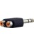 2rca Dişi - 6.3mm Stereo Jak Çevirici 1