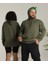 Sevgili Çift Kombini Oversize Scuba Kapşonlu Sweatshirt 1