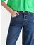 Yüksek Bel Düz Paça Regular Fit Indigo Kadın Denim Pantolon K-Rıver 3