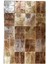 Kahverengi Krem Bronz Dana Derisi Halı 80 x 150 cm 1