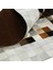Krem Dana Derisi Patchwork Halı 80 x 150 cm 2