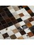 Krem Dana Derisi Patchwork Halı 80 x 150 cm 3